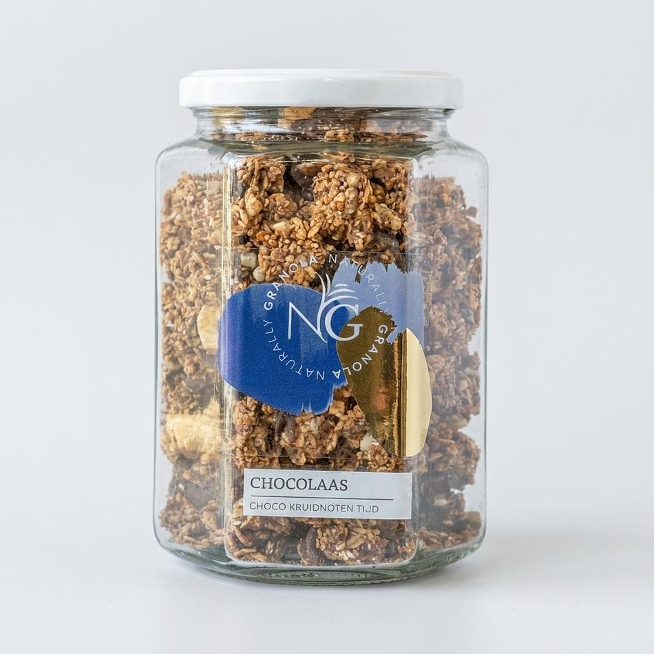 Speculaas Chocolate Granola, Oats & Dark Chocolate, Chunky Clusters, Festive Spiced Crunch, 300g