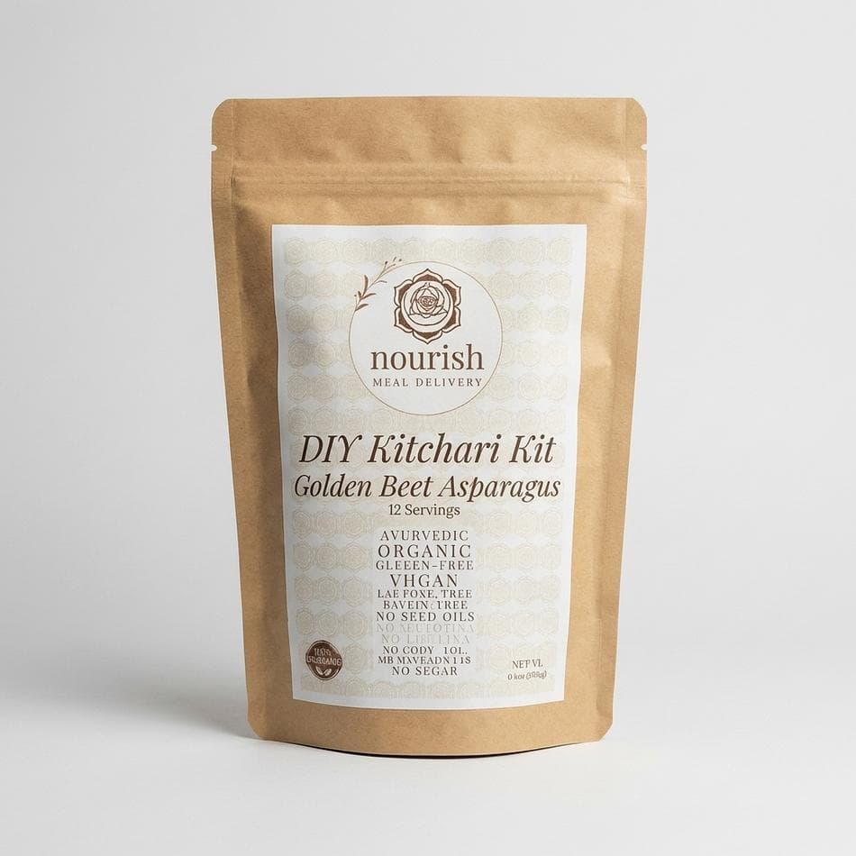 Organic DIY Kitchari Kit - Golden Beet & Asparagus