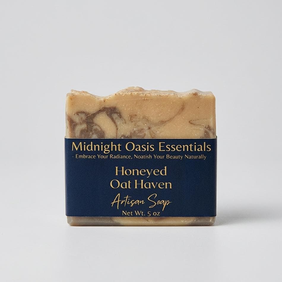 Artisan Oatmeal Soap Bar, Colloidal Oatmeal & Coconut Milk, Creamy Gentle Cleanse, Kaolin Clay, 1 Bar