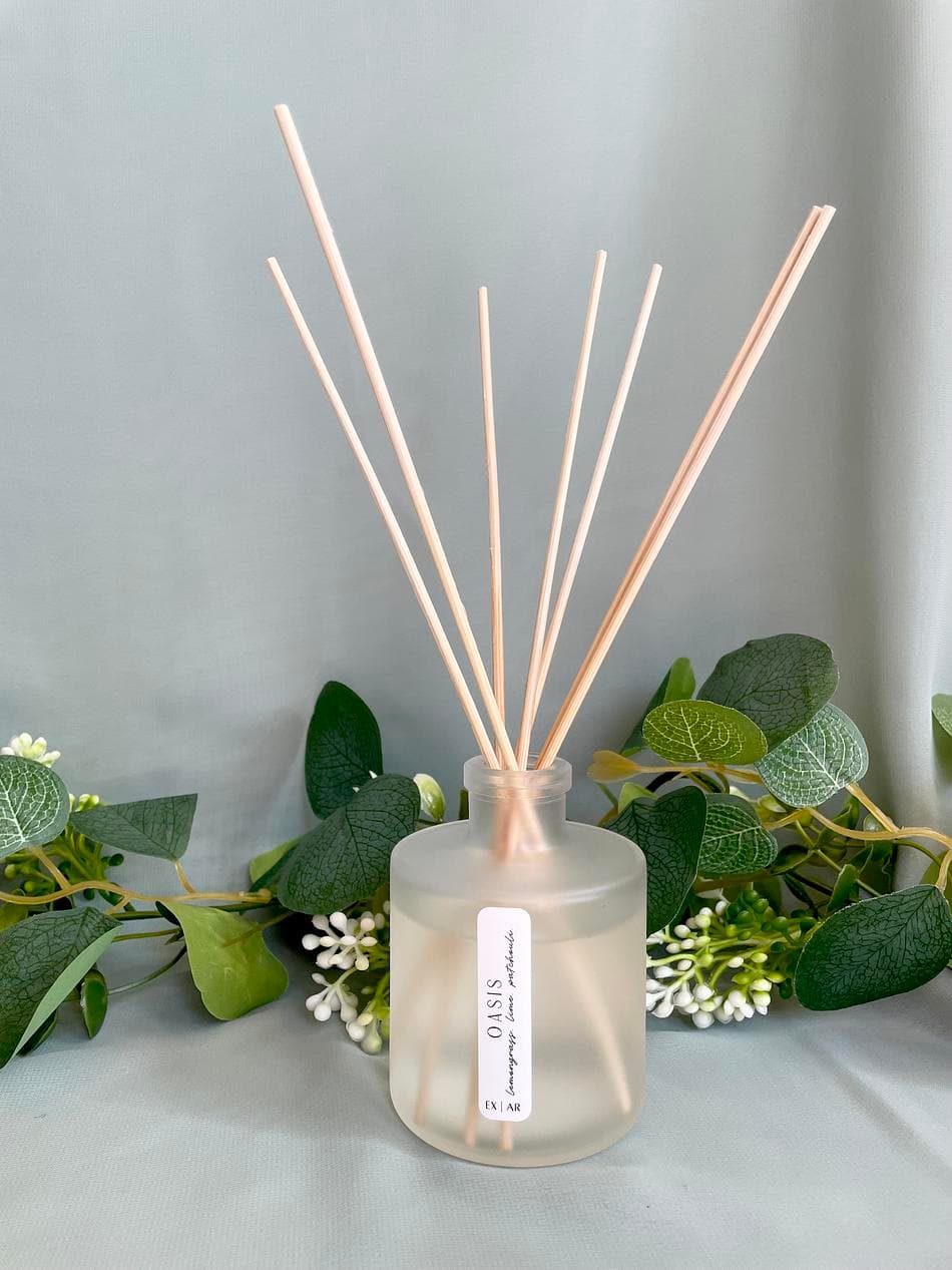 OASIS | 6fl oz. Reed Diffuser | Lemongrass. Lime. Patchouli.