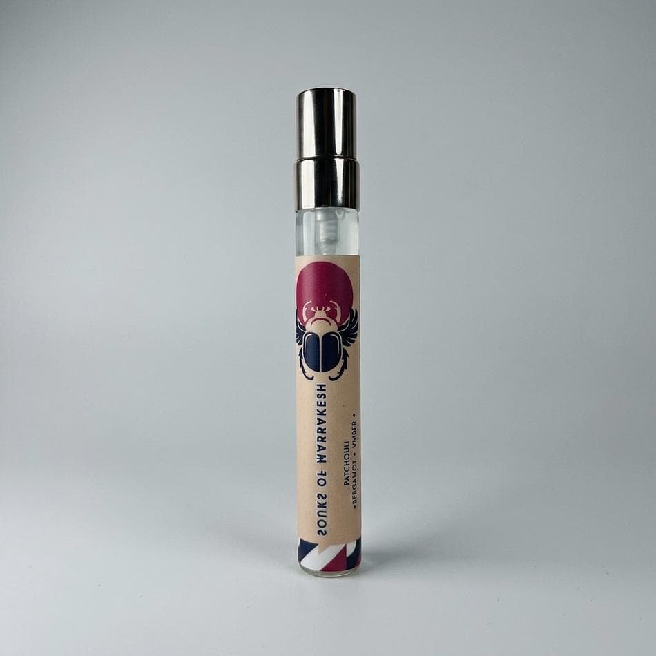 SOUKS OF MARRAKESH Travel Eau de Parfum Spray, Bergamot & Saffron with Patchouli, Warm Spicy Scent, TSA-Approved 10ml