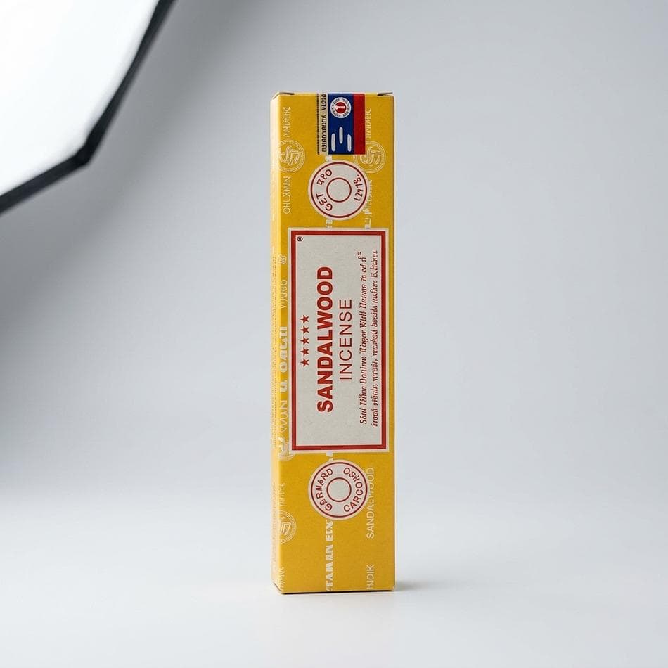 Sandalwood Nag Champa Incense Sticks, Woody Floral Aroma, Meditation & Relaxation, 15g Pack