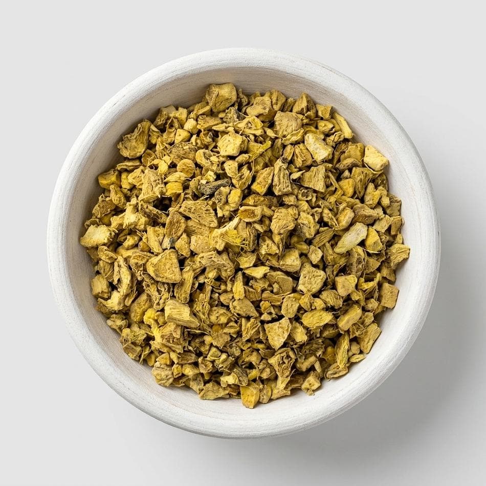 Ginger Root (Zingiber officinale), Dried Herbal Root for Digestion Support, Loose Cut, 1 oz (28 g)