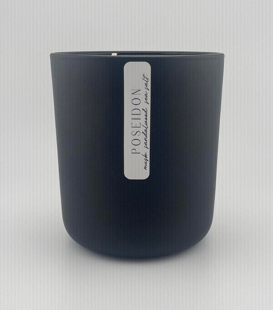 POSEIDON | 15oz. Soy Candle | Musk. Sandalwood. Sea Salt.