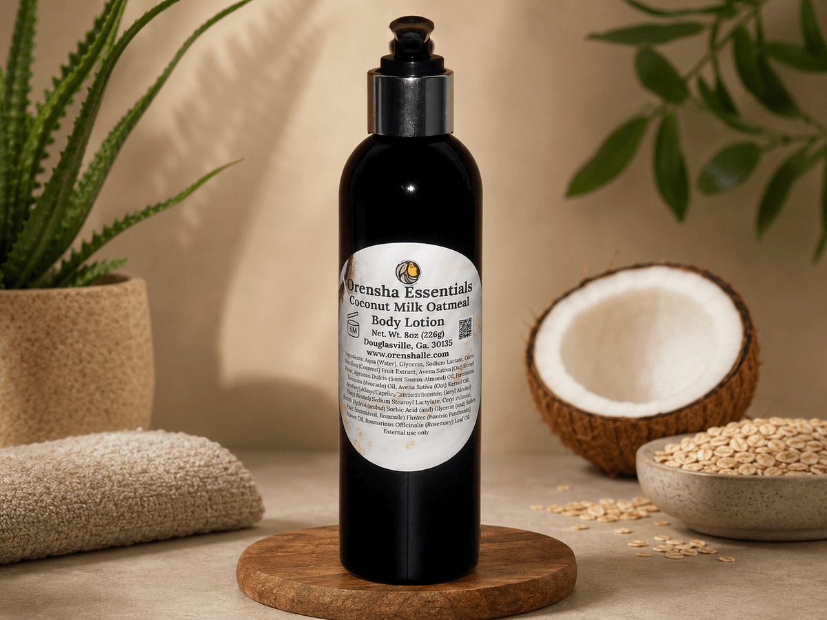 Coconut Milk Oatmeal Lotion