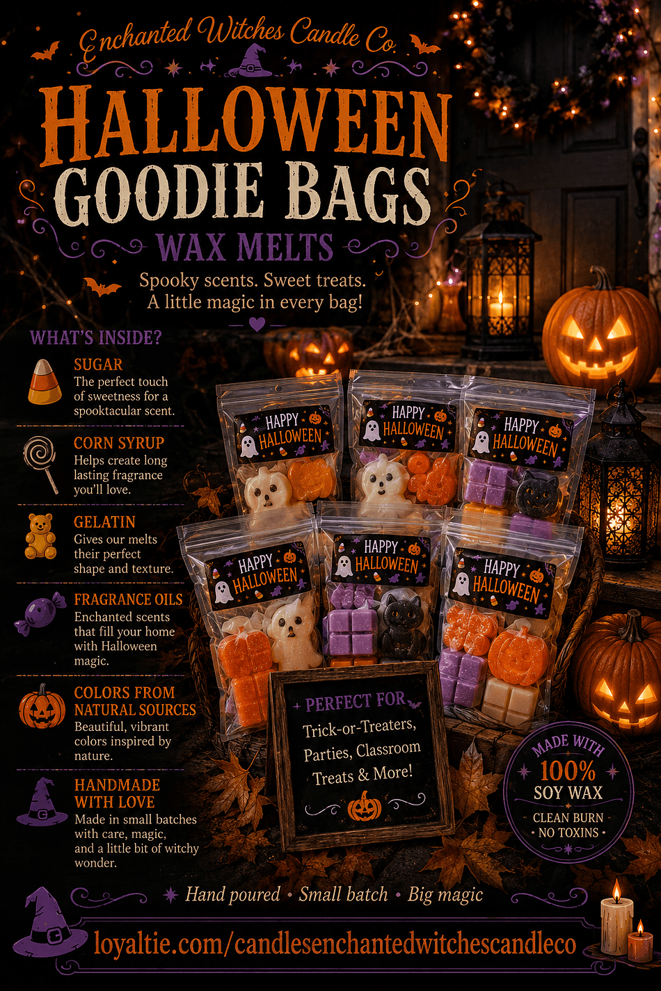Halloween Goodie Bags wax melts
