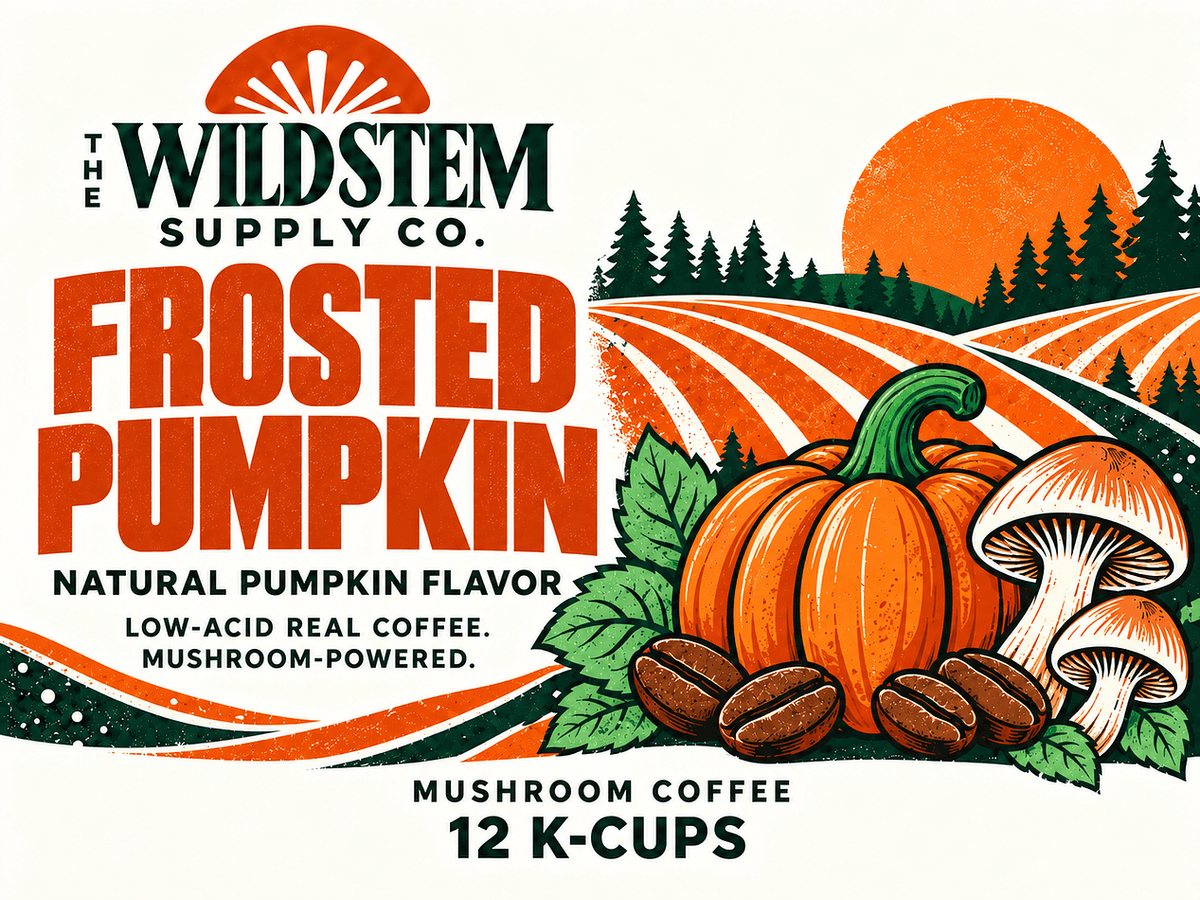 Frosted Pumpkin Mushroom Coffee K-Cups