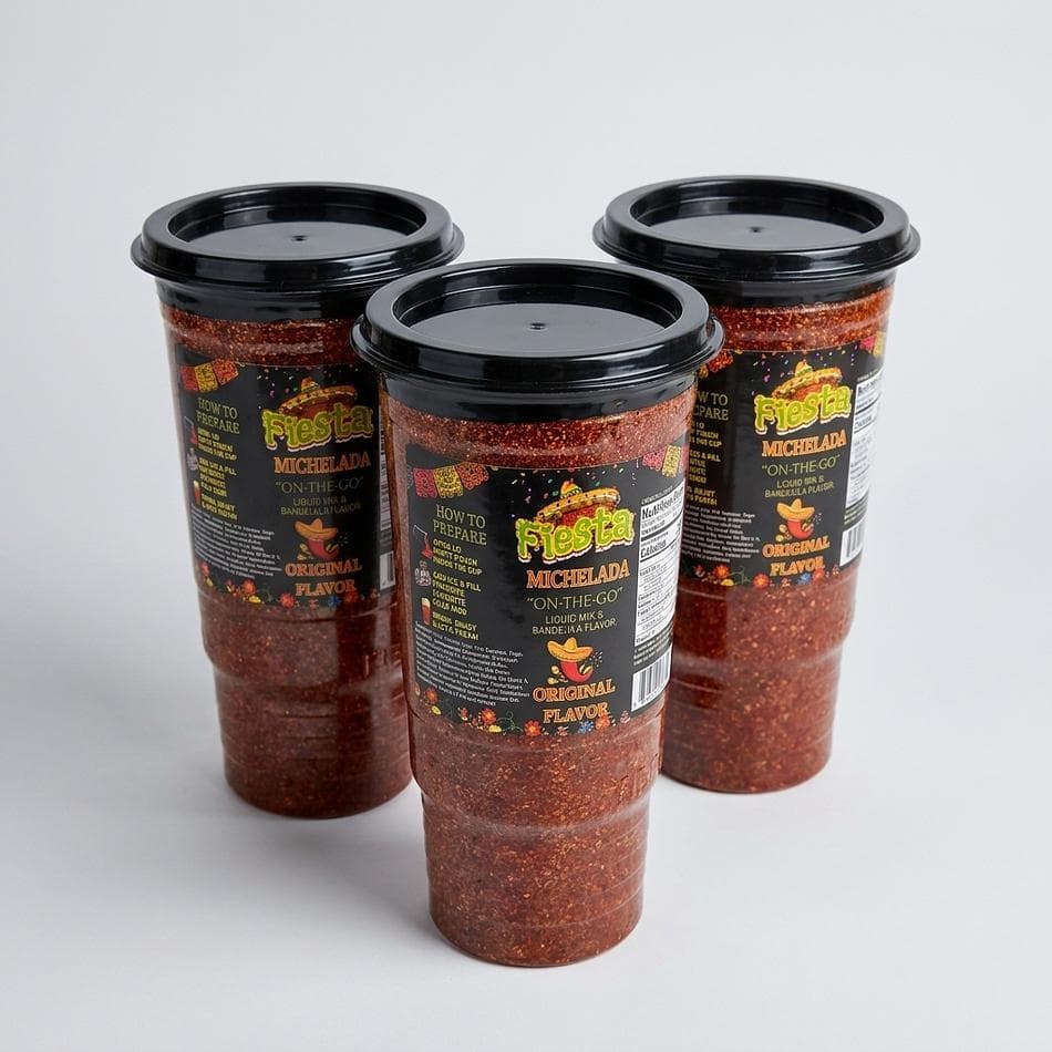 Single-Serve Michelada Cups Variety Pack, Classic, Chamoy, Mango & Watermelon, Ready-to-Drink Mix, 8-Pack