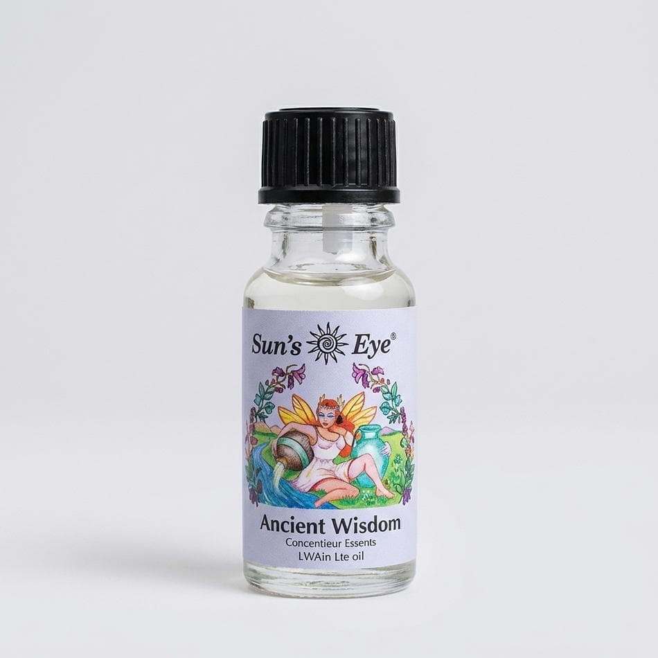 Mystic Blend Ritual Oil, Solomon Seal Root & Rose, Intuitive Wisdom, 0.5 oz (15 mL) Glass Bottle