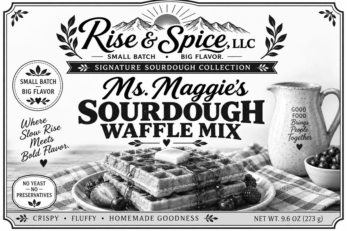 Ms Maggie’s sourdough waffle mix