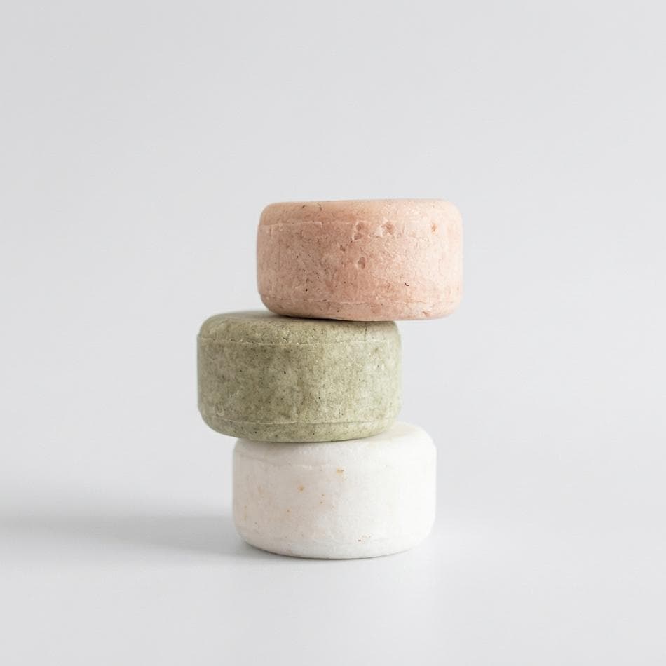 Vegan Shampoo Bar by Olive & Fig Apothecary, Coconut Oil + Shea Butter + Castor Oil, Plastic-Free Cleanse, 3.5 oz (100g)
