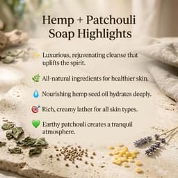 Hemp + Patchouli Soap-6