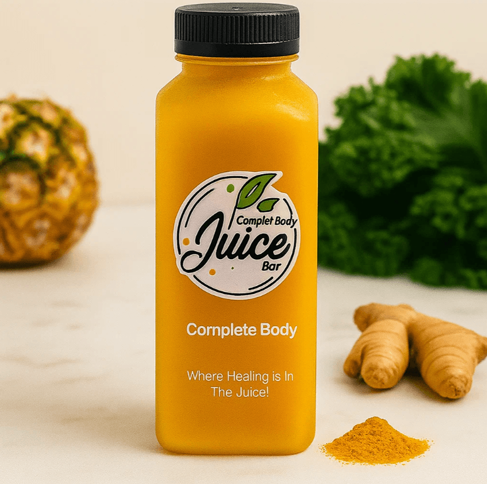 Turmeric Twist (12fl oz) — Cold‑Pressed Juice with Turmeric, Pineapple, Apple & Ginger