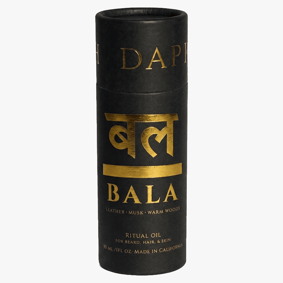 Beard, Hair & Body Ritual Oil, Leather & Musk Scent, Lightweight Non-Greasy Softening, 30 mL Dropper