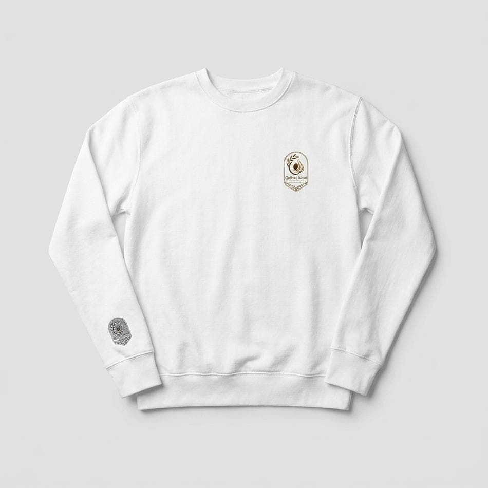 Unisex Crewneck Fleece Sweatshirt, Cotton Face 3-End Fleece, Soft Everyday Streetwear, 8.5 oz Midweight