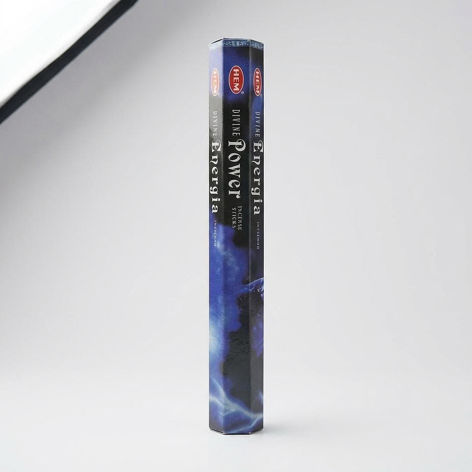 Incense Sticks, Divine Power Fragrance, 20-Count Hex Pack, Meditation & Prayer Ambience, Home Aromatherapy