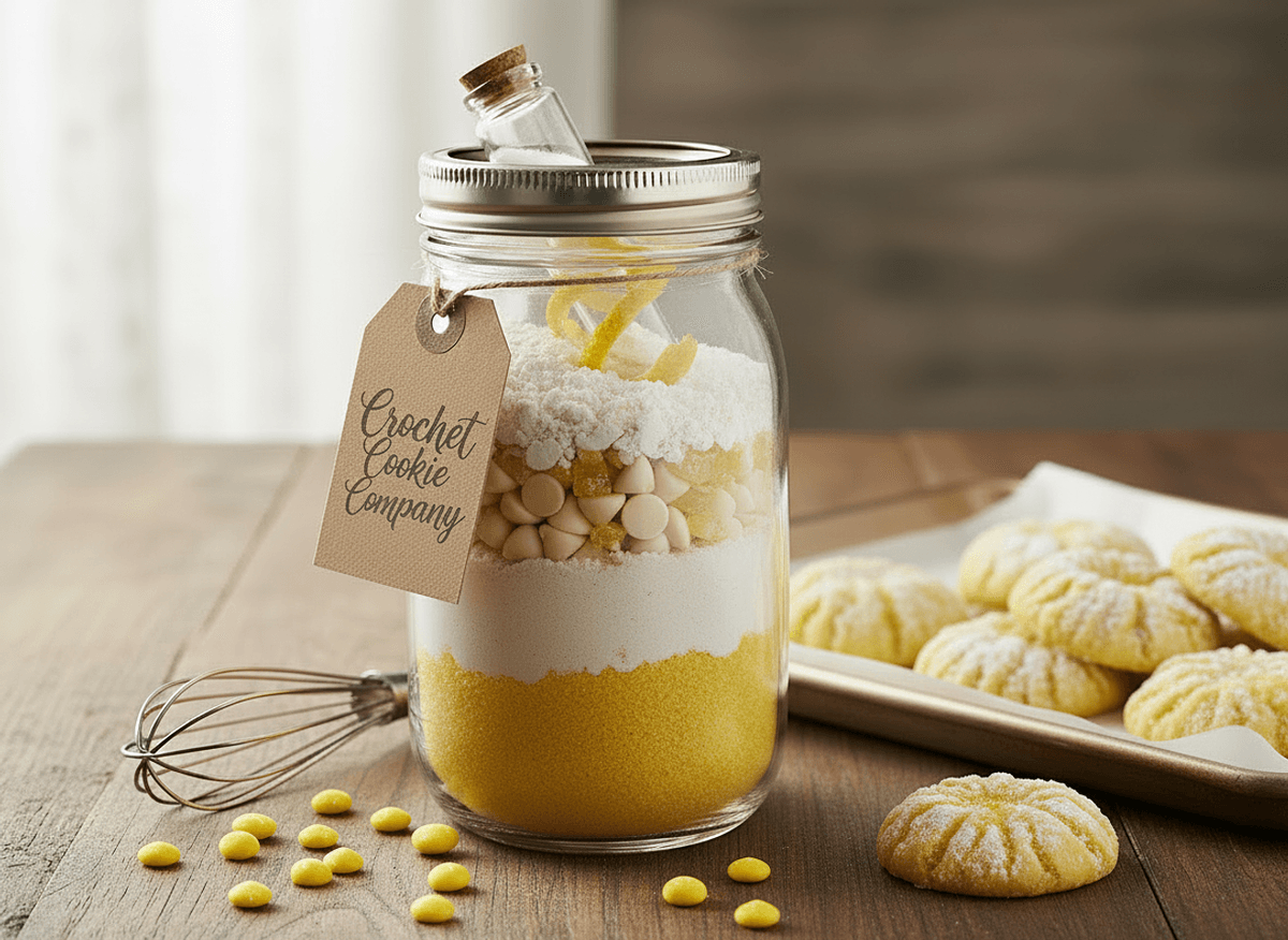 Lemon Cookie Mix in a Jar, 12 oz