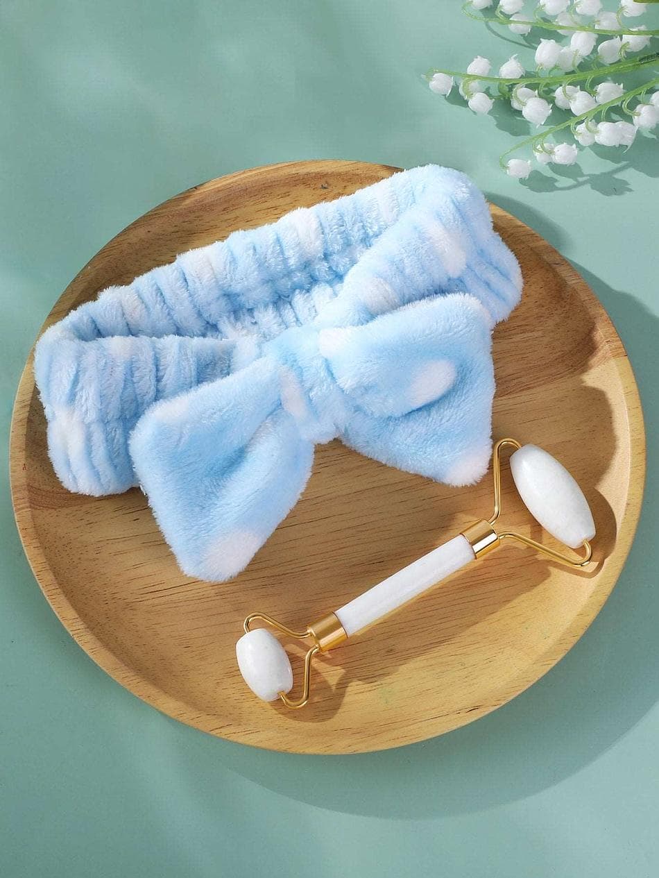 1pc Facial Roller Massager 1pc Headband