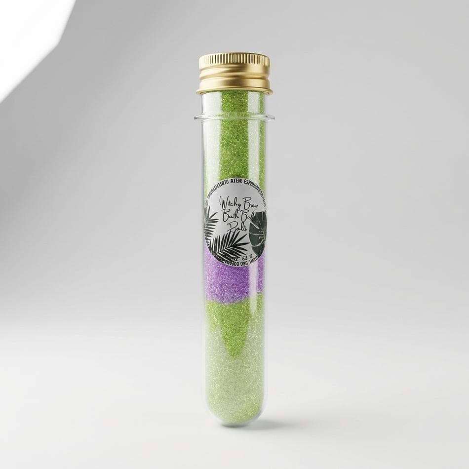 Bath Bomb Powder, Kaolin Clay & Sweet Almond Oil, Cozy Autumn Scent, Fizzy Bath Crumble Sprinkle, 1 Bag