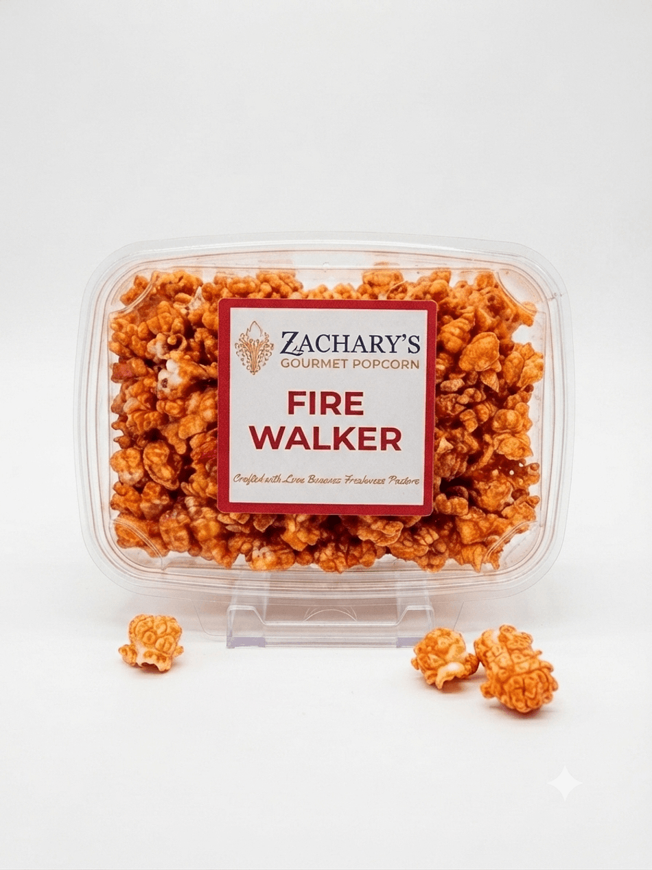 Fire Walker – Spicy Gourmet Popcorn with Slow-Burn Chili Heat Gift Box 4.2oz / Approx. 5 Cups