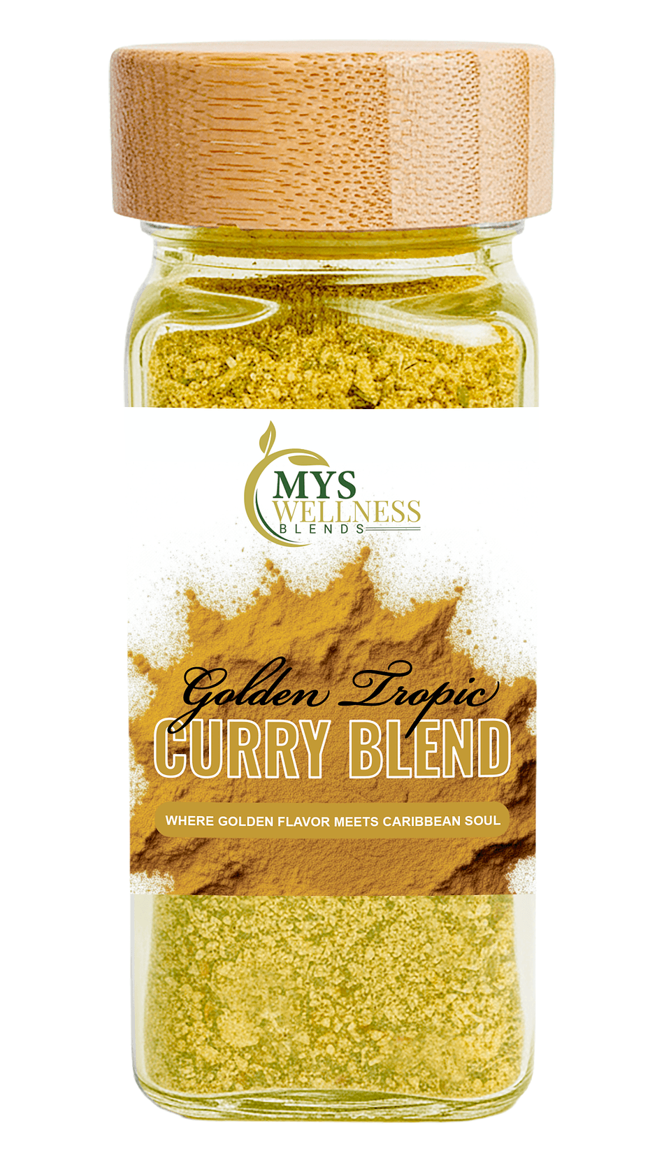 Curry Seasoning Blend, Turmeric & Ginger, Warm Tropical Flavor, 4 oz Shaker Jar