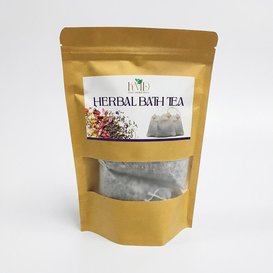 Herbal Bath Tea Soak, Botanical Flowers & Mineral Salts, Relaxing Aromatherapy Bath, Muslin Sachet, 1 Pack