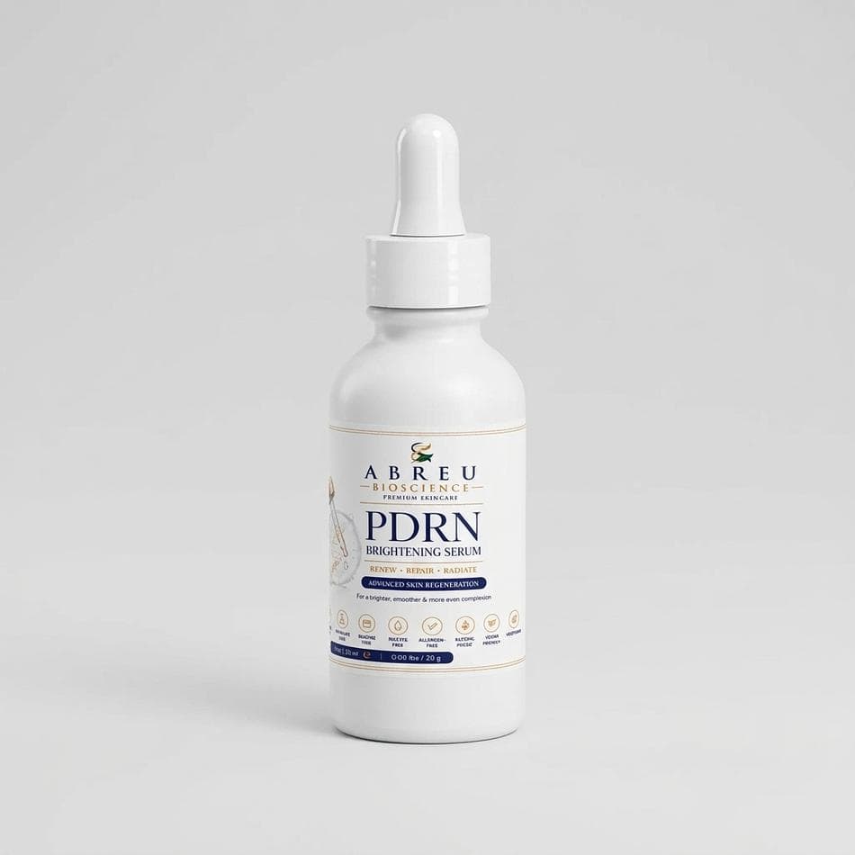 PDRN Peptide Hyaluronic Acid Face Serum, Hydrating Brightening, Fragrance-Free, 30 ml (1 fl oz)