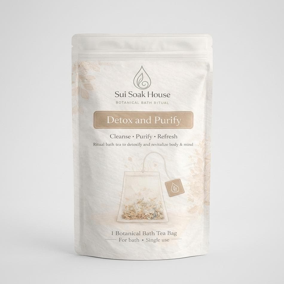 Herbal Bath Soak, Rosemary & Eucalyptus, Purifying Spa Reset, Cinnamon + Bay Leaf Blend, 1 Pack