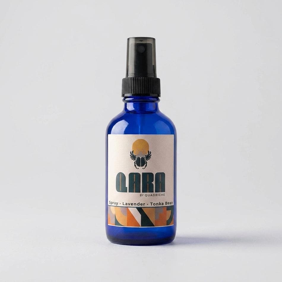 SACRED GROUND Room & Linen Spray, Oakmoss Lavender & Tonka, Grounding Fresh Home Fragrance, Fine Mist, 4 oz Glass Bottle