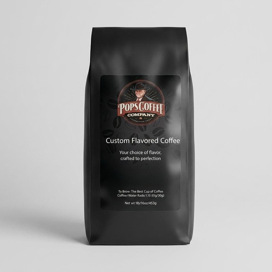Flavored Coffee Beans, Java-Inspired Flavor, Fresh Air-Roasted, 1 lb Bag, Whole Bean or Ground, Regular or Decaf