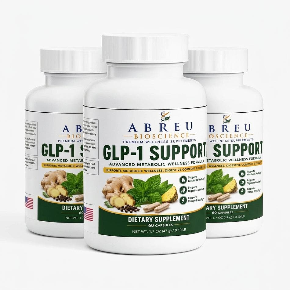 GLP-1 Support Multivitamin Capsules, DigeZyme® Enzymes + Ginger & Peppermint, Digestive Comfort & Energy Support, 60 Count