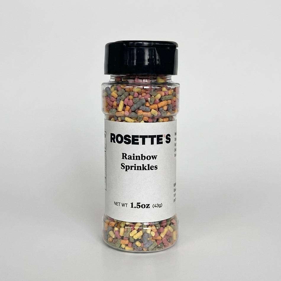 Sugar-Free Rainbow Sprinkles, Erythritol & Stevia, Keto Dessert Topping, Vegan, <1g Net Carbs, 1 Pack