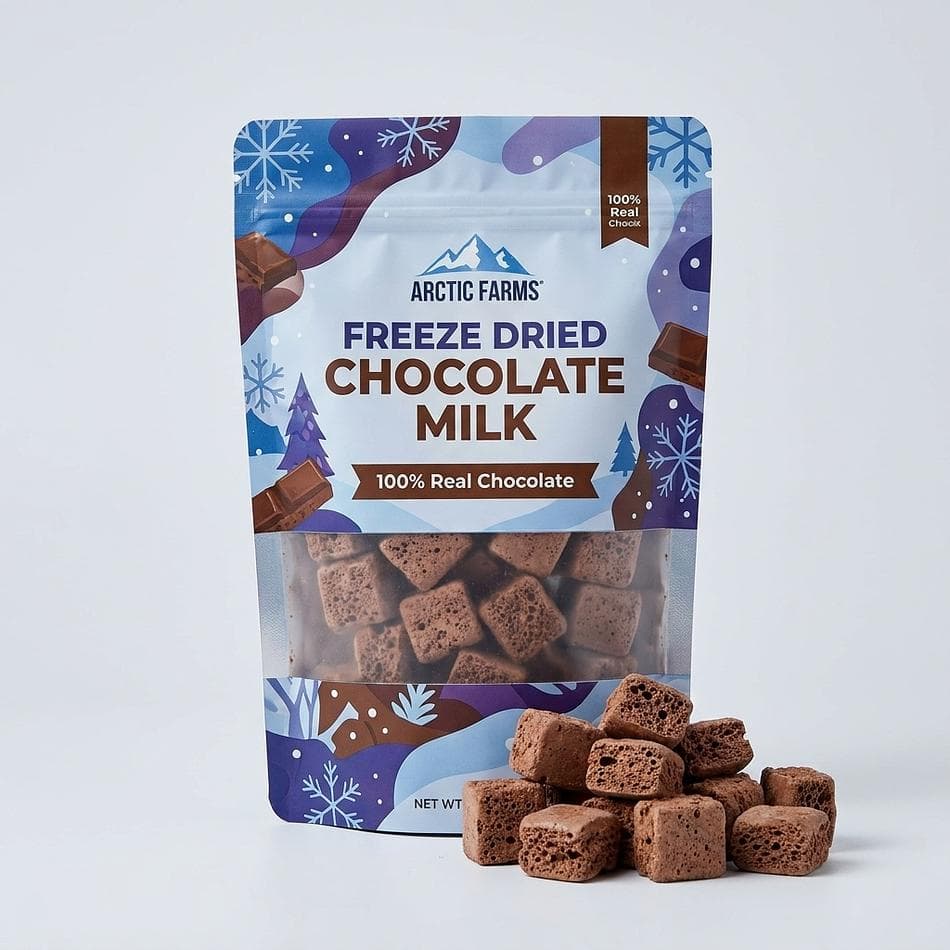 Freeze-Dried Milk Chocolate Bites, Real Cocoa Butter & Dairy, Crunchy Melt-In-Your-Mouth Snack, Resealable Bag (1–26 oz)