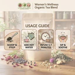 Women’s Wellness Organic Tea Blend - Support Hormonal Balance - Digestive Health.-4