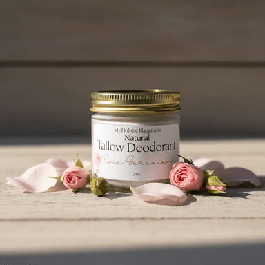 Rose  Geranium Tallow Deodorant
