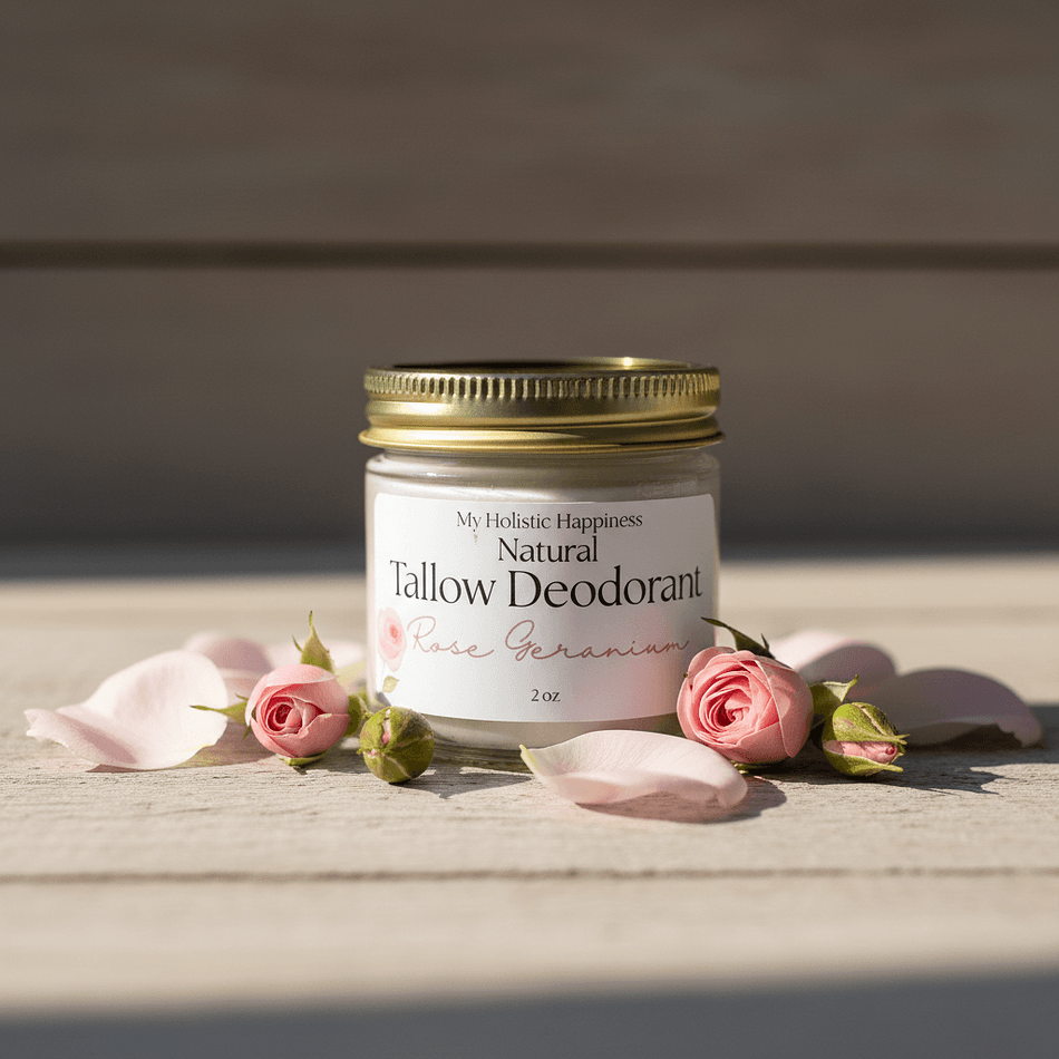 Rose  Geranium Tallow Deodorant