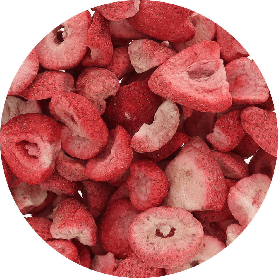 Freeze-Dried Organic Strawberry Slices, Sweet, Bright, Naturally Crisp, Bulk Bag (9 oz)
