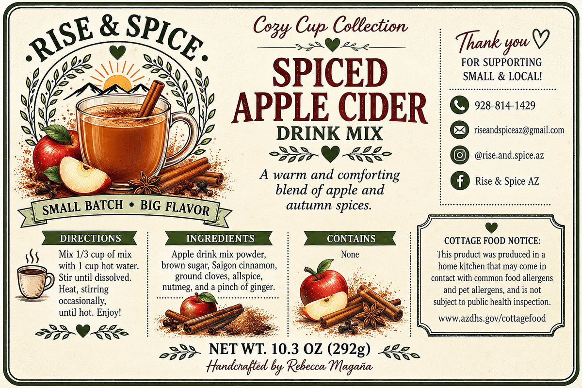 Spiced apple cider mix