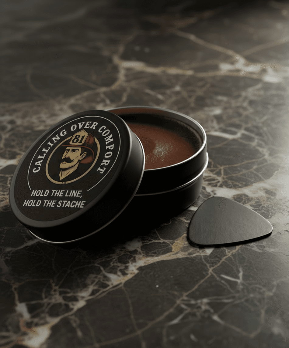 Mustache Wax, Espresso Brown, Essential Oils, 1 oz Tin
