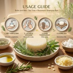 Tea Tree + Rosemary Shampoo Bar-6