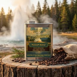 Yellowstone Organic Coffee, Medium Roast-1
