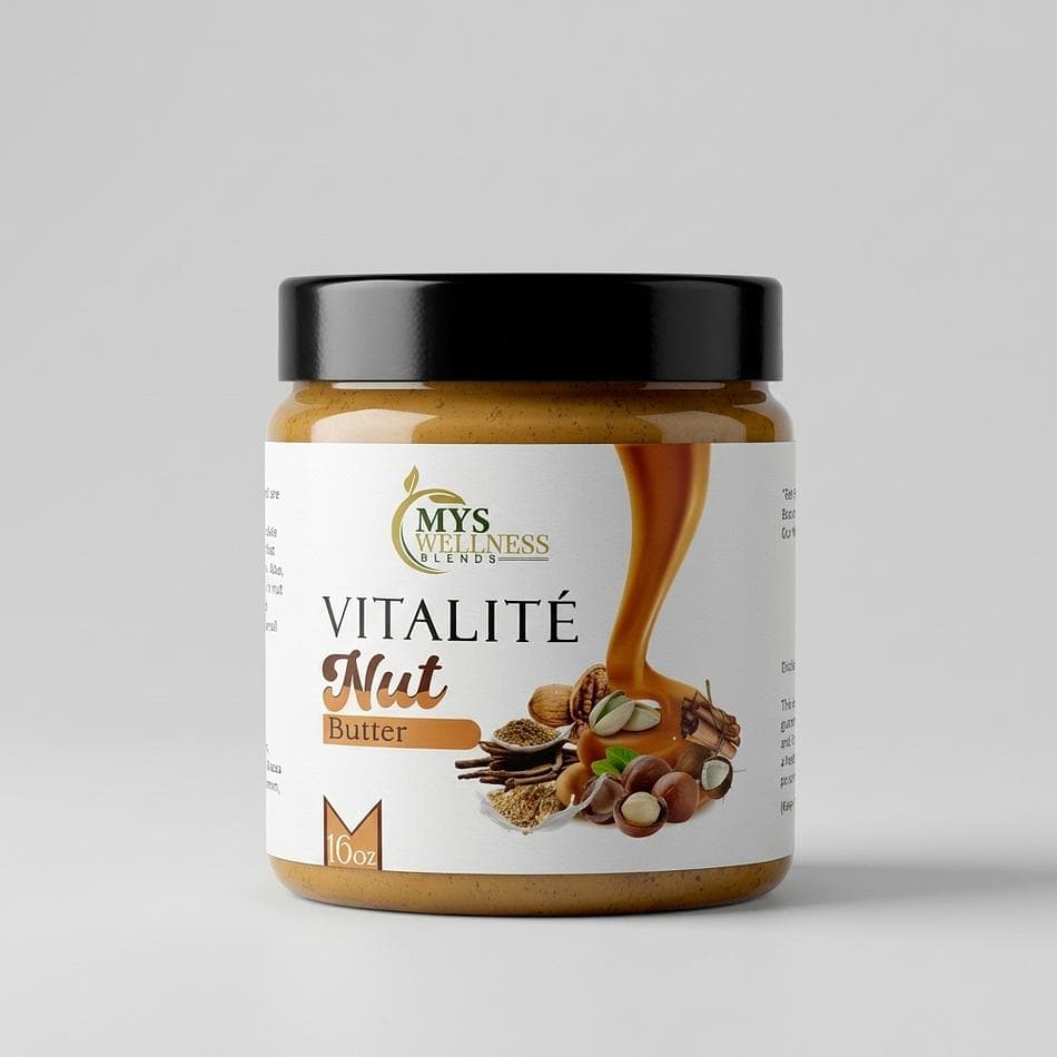 Tiger Nut Butter Spread, Horny Goat Weed & Adaptogenic Herbs, Natural Energy & Stamina Support, 16 oz Jar