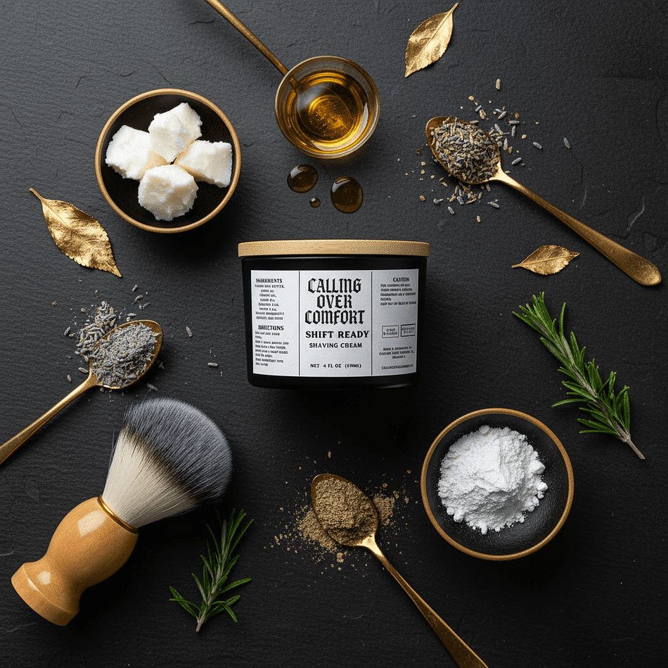 Shaving Cream, Jojoba & Coconut Oils, Rich Protective Lather, 4 fl oz Jar, Brushless Shave Cream