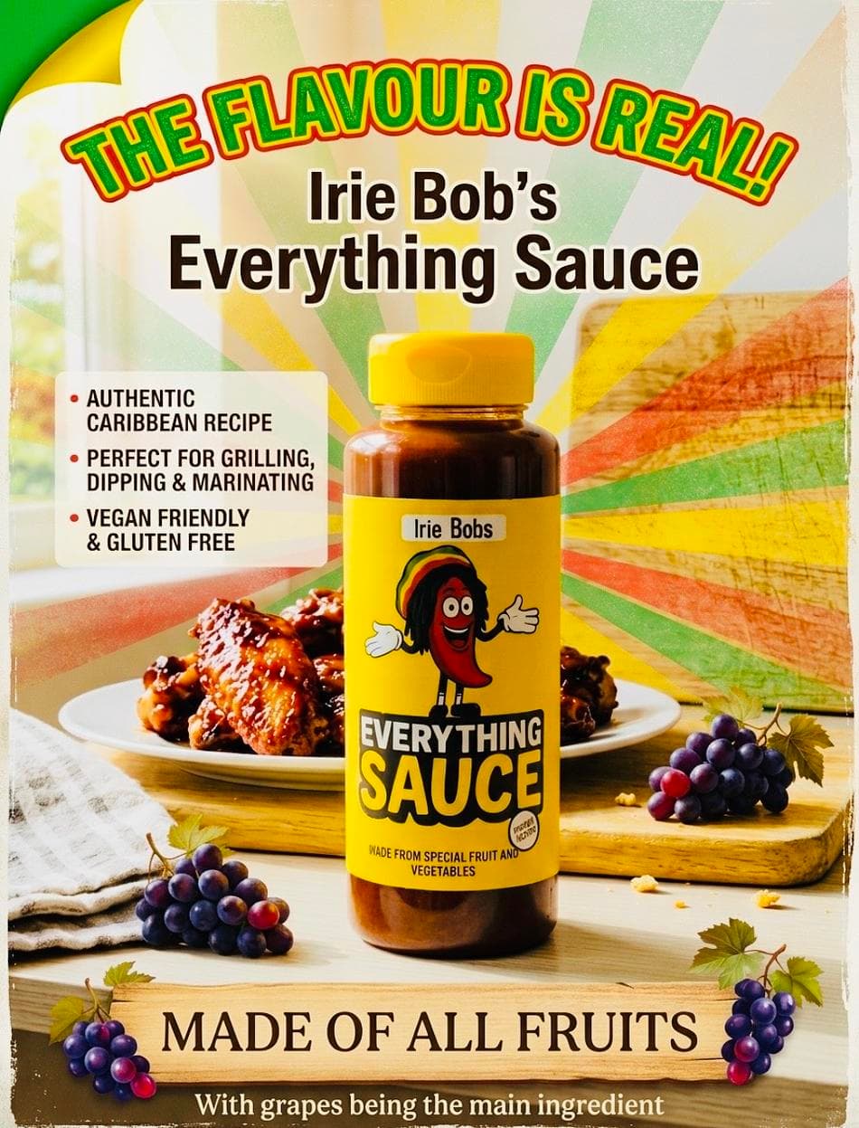 IRIE BOBS EVERYTHING SAUCE MADE FROM GRAPES (Regular)