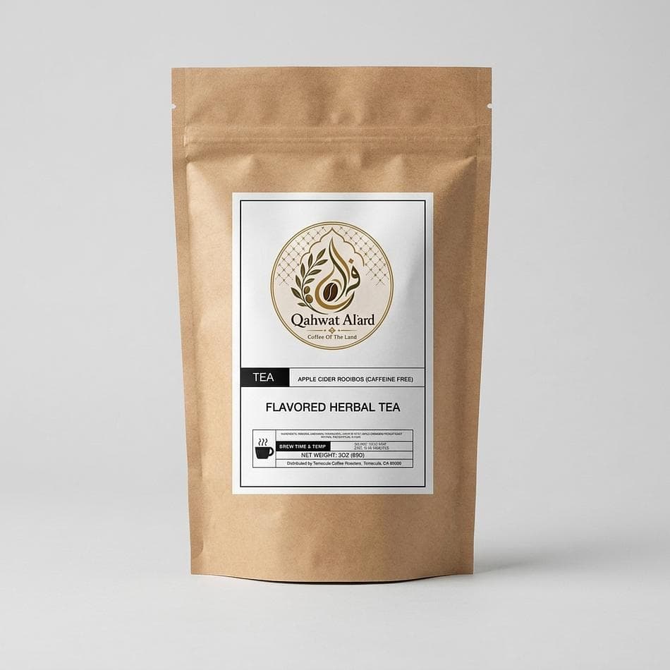 Caffeine-Free Rooibos Tea, Cinnamon & Orange Peel, Apple Cider Spice Blend, Loose Leaf, 3 oz