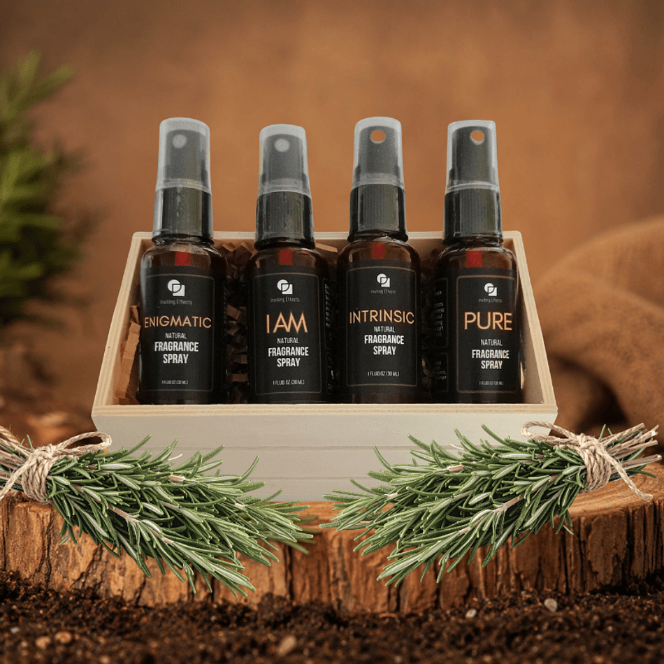 Natural Fragrance Flight Scent Discovery Set | Sampler Gift Set