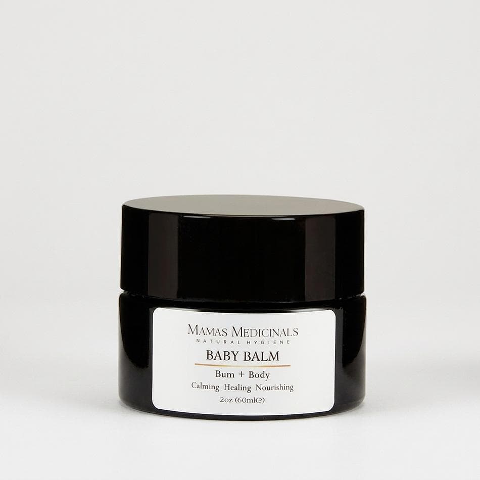 Baby Diaper Rash & Eczema Balm, Calendula + Chamomile + Colloidal Oatmeal, Soothing Barrier, 2 oz / 60 mL