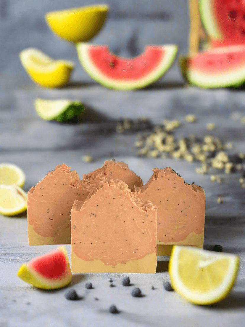 Melon Zest Bar Soap – Bright, Juicy & Skin-Loving - Image 1