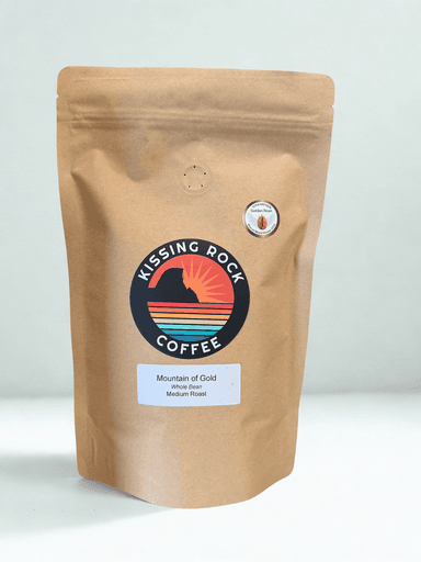 Mountain of Gold
Medium Roast Coffee Beans, Cranberry & Spiced Raisin Notes, Smooth Walnut Finish, 12 oz Bag