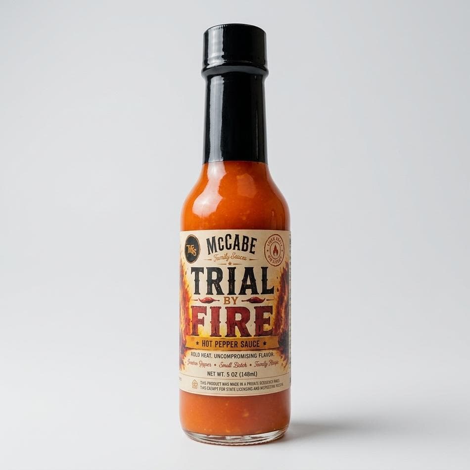 Trial By Fire Pepper Sauce- 5oz